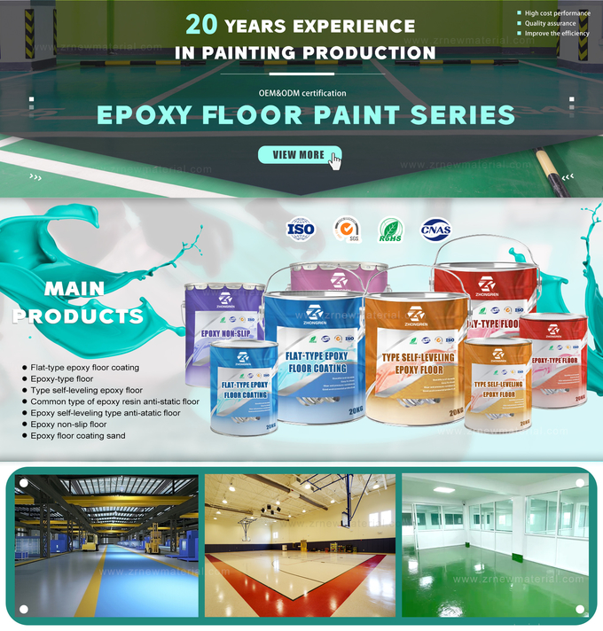 อีพ็อกซี่ anti-static floor coating application in industrial setting